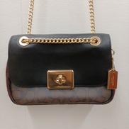 コーチ ターンロックチェーンショルダーバッグ|COACH