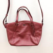 コーチ ペブルスモールケルシサッチェルレッド|COACH