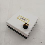 エナメルメタルロゴリング|MIU MIU