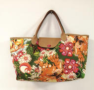 花柄ハンドバッグ　ロンシャン|LONGCHAMP