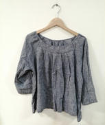 リネンブラウス　ビスクバイネストローブ|BISQUE BY NEST ROBE