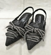 デニムレースアップミュールスニーカー|MAISON MAVERICK PRESENTS