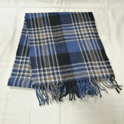 アンゴラ混チェックマフラー　スコティッシュ トラディション|SCOTTISH TRADITION