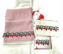 早摘みイチゴレース3点セット|CHIKAZAWA