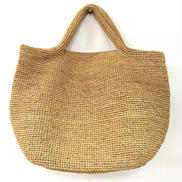 ラフィアトートバッグ|-