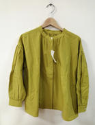 コットンバルーンワイドブラウス|HUIS.