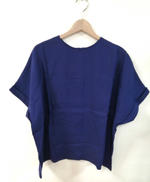 リネンワイドブラウス|HUIS