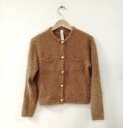 ファーニットクロップドカーディガン|THE PAUSE