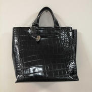 クロコ型押しハンドバッグ　フルラ|FURLA