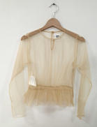 チュールペプラムカットソー|NOIR　KEI　NINOMIYA