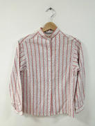 ノーカラーストライプシャツ|CHRISTIAN  DIOR