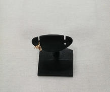 K18片耳デザインピアス|-