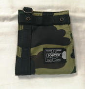 A BATHING APEコラ二つ折り迷彩財布　PORTER|PORTER