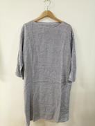 リネンクロスボートネックワンピース|-