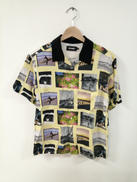 プリントボーラーシャツ|XLARGE