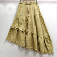 切りっぱなしデザインティアードスカート|JOUETIE