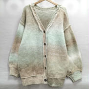 グラデーションニットカーディガン|KASTANE