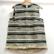 フリンジノースリーブトップス|AQUASCUTUM