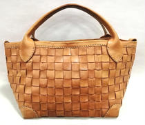 編み込みレザートートバッグ|ROBITA