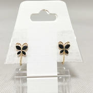 蝶々デザインイヤリング|-