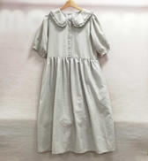 千鳥フリルカラーワンピース|MERRY JENNY