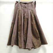 切り替えデザインデニムスカート|PEEP