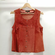 レザーカッティングデザインベスト|CIZENNE