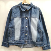 バイカラーデニムジャケット|FURRY RATE