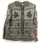 リーフ柄カーディガン|HEAVENLY ALPACA BY NANDO