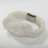 ノットナイロンチューブクリスタルブレスレット|SWAROVSKI