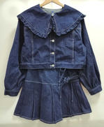 フリルデニムセットアップ|MERRY JENNY