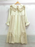 キリカエFLOWERフリルワンピース|MERRY JENNY