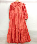 アイレット刺繍長袖ワンピース|ZARA