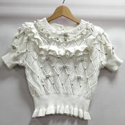 メニービジューリボンダイヤニットトップス|LIZ LISA