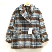 シャギーミディ丈コート|VIS