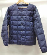 ノーカラーダウンジャケット|TAION