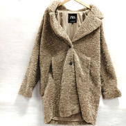 テディベアロングコート|ZARA