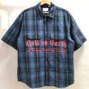 チェック柄プリント半袖ワークシャツ|SUPREME