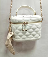 2WAYリボンチャームキルティングバニティバッグ|RANDA