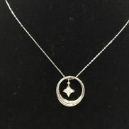 ストーン付きサークルネックレス|CANAL4℃