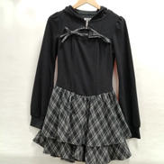 チェックパーカーワンピース|BUBBLES