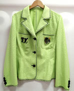 刺繍レオパード柄ジャケット|伊太利屋