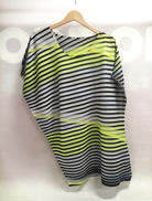 変形ボーダーチュニックカットソー|ISSEY MIYAKE