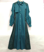 カットアウトジャガード切り替えワンピース|HARE