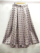 ドット柄ロングスカート|SNIDEL