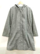 WOOLY TEC グレンチェックロングコート|GLOBAL WORK