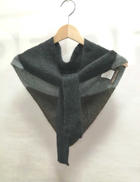 TRIANGLE KNIT SCARF|KIJIMA TAKAYUKI