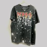 KISS ペインティングプリントTシャツ|-