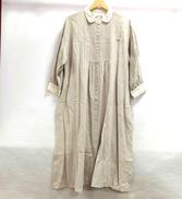 35TH ワンポイント刺繍ピンタックワンピース|SAMANSA MOS2