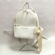 リボンMリュック アイボリー|MAISON DE FLEUR